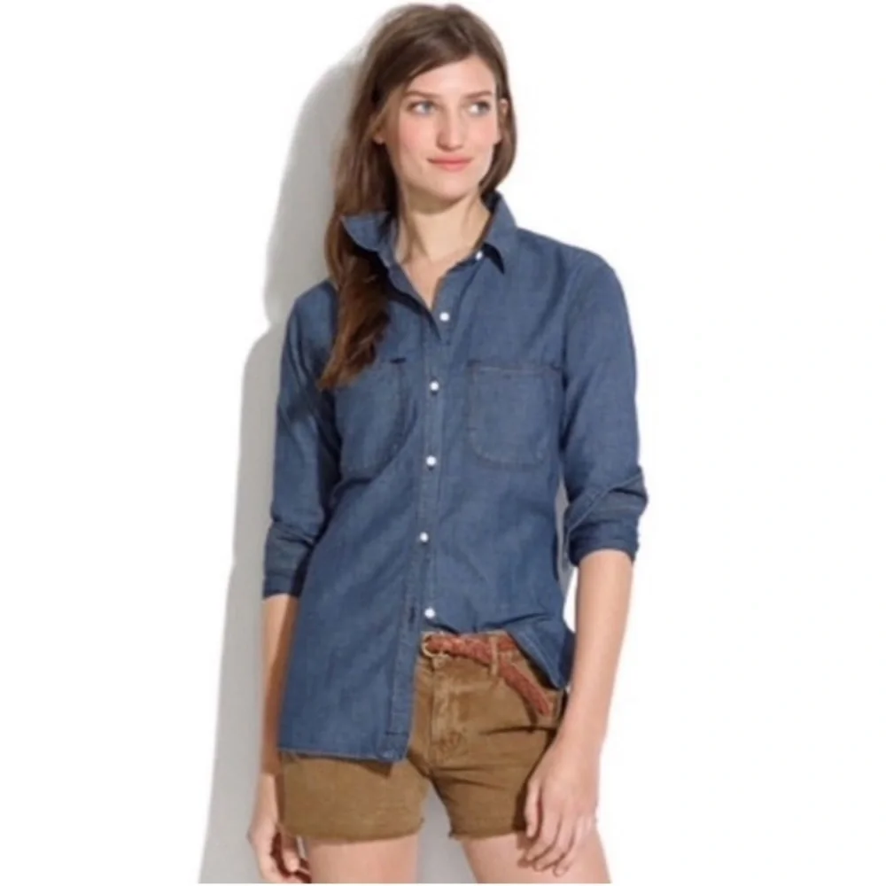 Madewell‎ Chambray Shirt - Picture 2 of 6